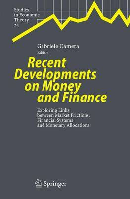Recent Developments on Money and Finance(English, Electronic book text, Camera Gabriele)