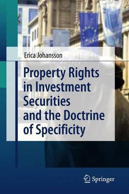 Property Rights in Investment Securities and the Doctrine of Specificity(English, Electronic book text, Johansson Erica)