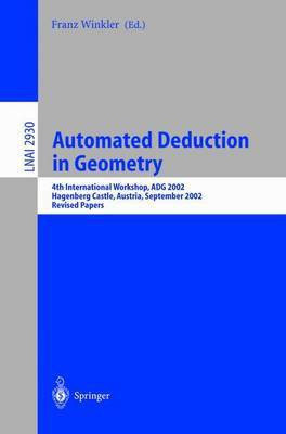 Automated Deduction in Geometry(English, Electronic book text, Winkler Franz)