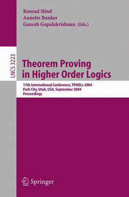 Theorem Proving in Higher Order Logics(English, Electronic book text, Slind Konrad)