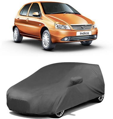 shiva group Car Cover For Tata Indica eV2 (With Mirror Pockets)(Grey)