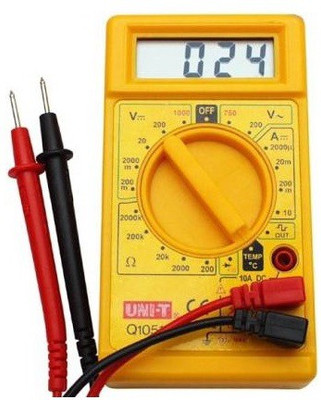 KIMSON LCD Display DT-830D Mini Digital Multimeter Digital Multimeter(Yellow 2000 Counts)
