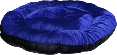 Hiputee Super Soft Velvet Round Dog/Cat Bed/Cushion/Seat Small S Pet Bed(Blue)
