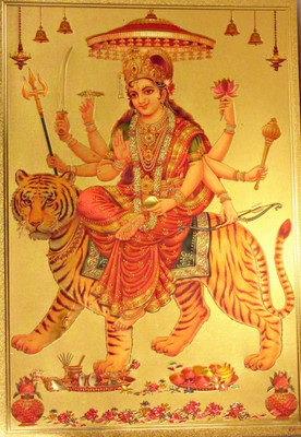 SUNINOW DURGA MAA Religious Frame