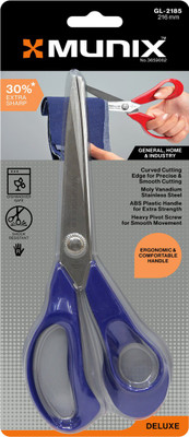 munix GL-2185 Scissors(Set of 1, Blue)
