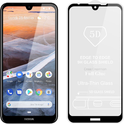 CASE CREATION Edge To Edge Tempered Glass for New Nokia 4.2 (2019)(Pack of 1)