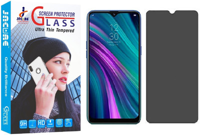 Jacure Edge To Edge Tempered Glass for Realme C2(Pack of 1)