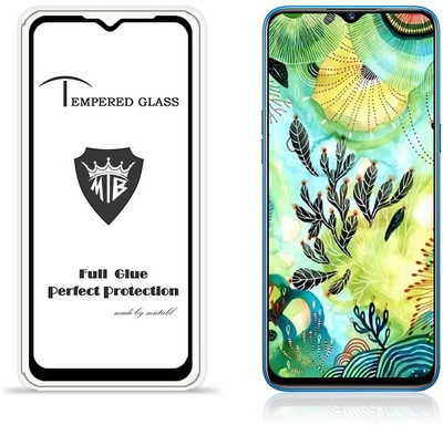 Q Box Edge To Edge Tempered Glass for Realme 5, Realme 5s, Realme 5i(Pack of 1)