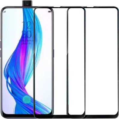 Karpine Edge To Edge Tempered Glass for OPPO F11 Pro, OPPO K3, Realme X(Pack of 2)