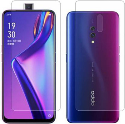 PR SMART Front and Back Tempered Glass for OPPO K3(Pack of 2)