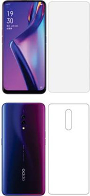 PR SMART Front and Back Tempered Glass for OPPO K3(Pack of 2)
