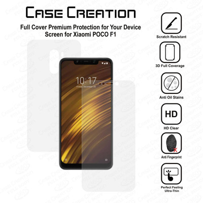 CASE CREATION Nano Glass for POCO F1(Pack of 2)