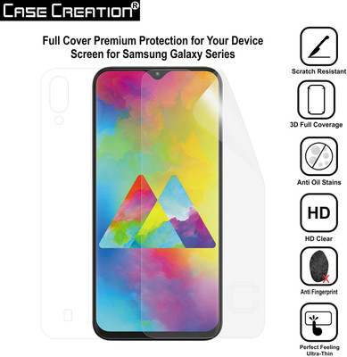 CASE CREATION Front and Back Screen Guard for Samsung Galaxy M10(Pack of 2)