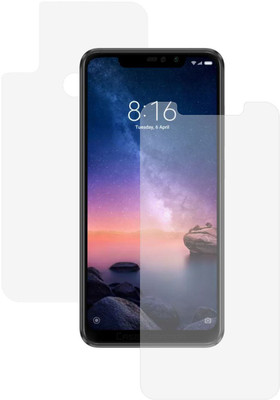 CASE CREATION Front and Back Screen Guard for Mi Redmi Note 6 Pro(Pack of 2)