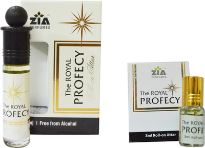 ZIA The Royal Prophecy 8ml & 3ml Roll-On Combo Herbal Attar(Musk)