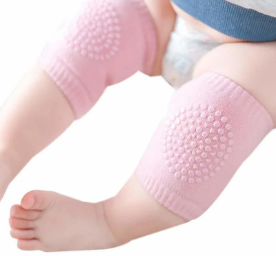 Onlinch Smiley Baby Knee Pads for Crawling, Elbow Safety Protector Mutlicolor Baby Knee Pads(Knee socks)