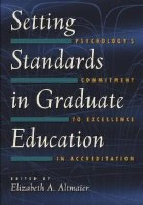 Setting Standards in Graduate Education(English, Paperback, unknown)