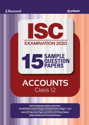 i-succeed 15 Question Sample Papers ISC accounts class 12 2019-2020(English, Paperback, unknown)