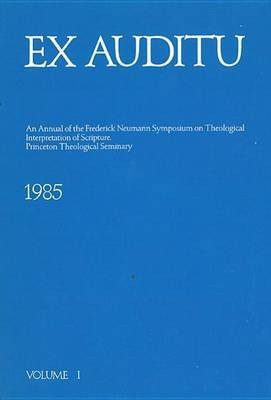 Ex Auditu - Volume 01(English, Paperback, unknown)