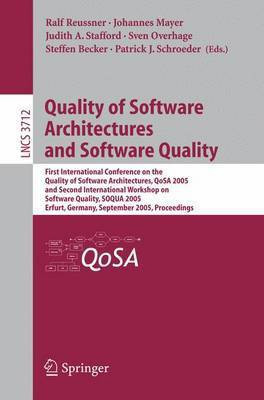 Quality of Software Architectures and Software Quality(English, Electronic book text, Reussner Ralf)