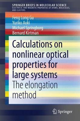 Calculations on Nonlinear Optical Properties for Large Systems; The Elongation Method(English, Electronic book text, unknown)
