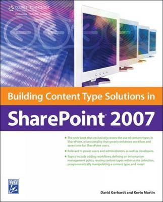 Building Content Type Solutions in Sharepoint 2007(English, Paperback, Gerhardt David)