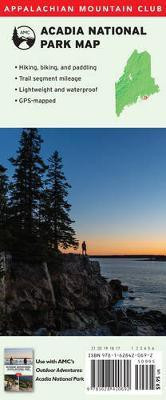 Acadia National Park Map(English, Sheet map, folded, Books Appalachian Mountain Club)