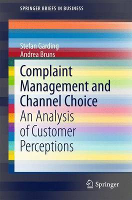 Complaint Management and Channel Choice(English, Electronic book text, Garding Stefan)