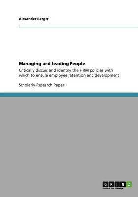 Managing and leading People(English, Paperback, Berger Alexander)