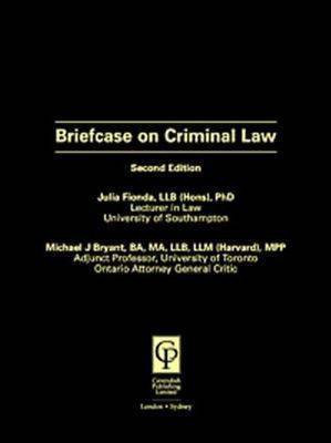 Briefcase on Criminal Law(English, Paperback, Bryant Michael)
