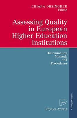 Assessing Quality in European Higher Education Institutions(English, Electronic book text, unknown)