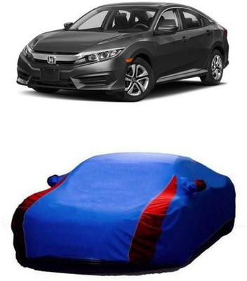 AAMANG Car Cover For Honda Civic (With Mirror Pockets)(Blue)