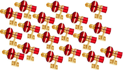 GROWNIX Red Rod Rail Bracket Metal(Pack of 18)
