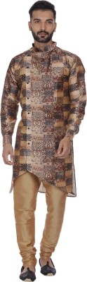 JIHUZUR Men Printed Straight Kurta(Multicolor)