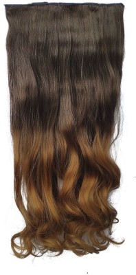 Maahal 5 Clips Curly Black/Brown  Extension Hair Extension