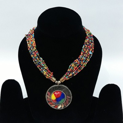 AN Sunshine Resin Brass Multicolor Jewellery Set(Pack of 1)