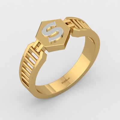 ShipJewel Strongest S ring 18kt Yellow Gold ring