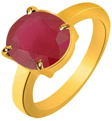 GALAXY ASTRO Metal Ruby Gold Plated Ring