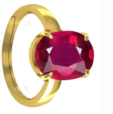 GALAXY ASTRO Metal Ruby Gold Plated Ring