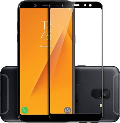 MT Guard Edge To Edge Tempered Glass for Samsung Galaxy J6 Plus (5D Tempered Glass)(Full Glue)(Pack of 1)