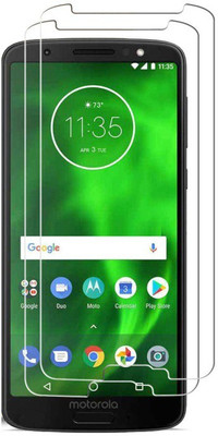 Tuchcare Tempered Glass Guard for Motorola Moto G6 Plus, MOTOROLA G6 PLUS(Pack of 2)