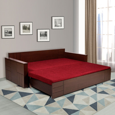 OFF THE SHELF SCB CARMEL R-2 Double Engineered Wood Sofa Bed(Finish Color - OTS LIGHT CHOCOLATE Mechanism Type - Pull Out Delivery Condition - Knock Down) OFF THE SHELF SCB CARMEL R-2 Double Engineered Wood Sofa Bed(Finish Color - OTS LIGHT CHOCOLATE Mechanism Type - Pull Out Delivery Condition - Knock Down)
