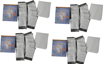 Ruchi World detox foot pads patches cleansing natural set bamboo boxes (400 g)(350 g)