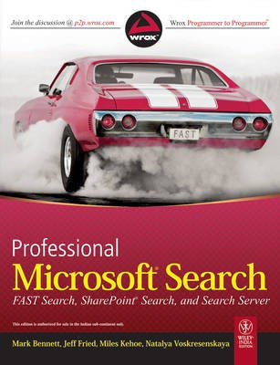 Professional Microsoft Search(English, Paperback, Bennett Mark)