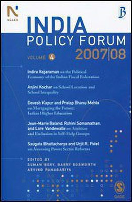 India Policy Forum 2007-08(English, Paperback, unknown)
