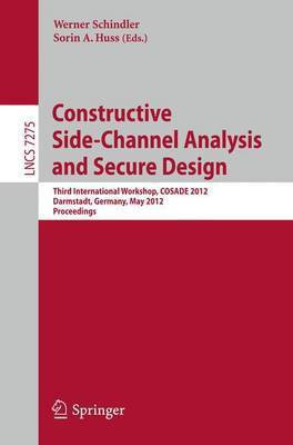 Constructive Side-Channel Analysis and Secure Design(English, Paperback, unknown)