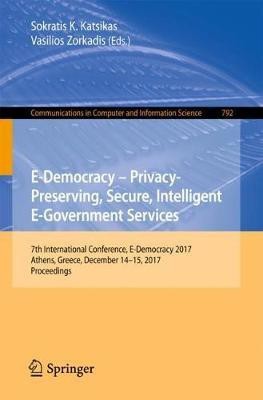 E-Democracy - Privacy-Preserving, Secure, Intelligent E-Government Services(English, Paperback, unknown)