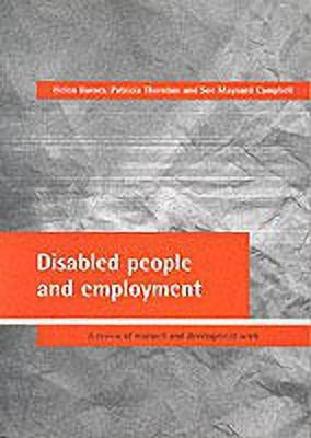 Disabled people and employment(English, Paperback, Barnes Helen)