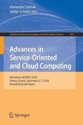 Advances in Service-Oriented and Cloud Computing(English, Paperback, unknown)