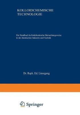Kolloidchemische Technologie(German, Paperback, unknown)